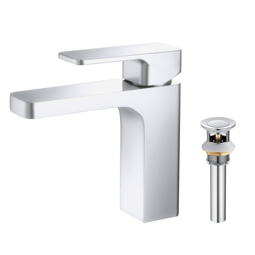 KIBI USA Blaze SingleHole Singlehandle Bathroom Faucet with Drain Assembly & Reviews Wayfair